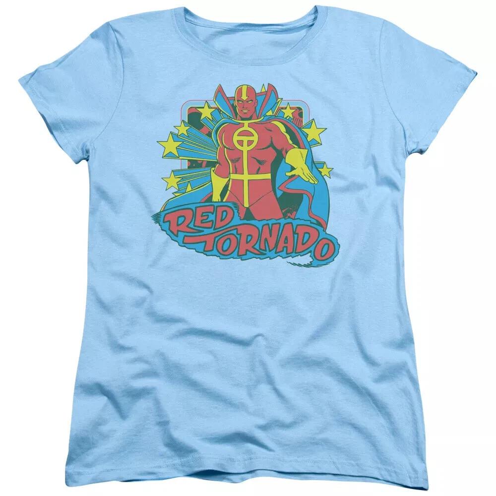Red Tornado  Red Tornado Stars  Women s T-Shirt 4XL