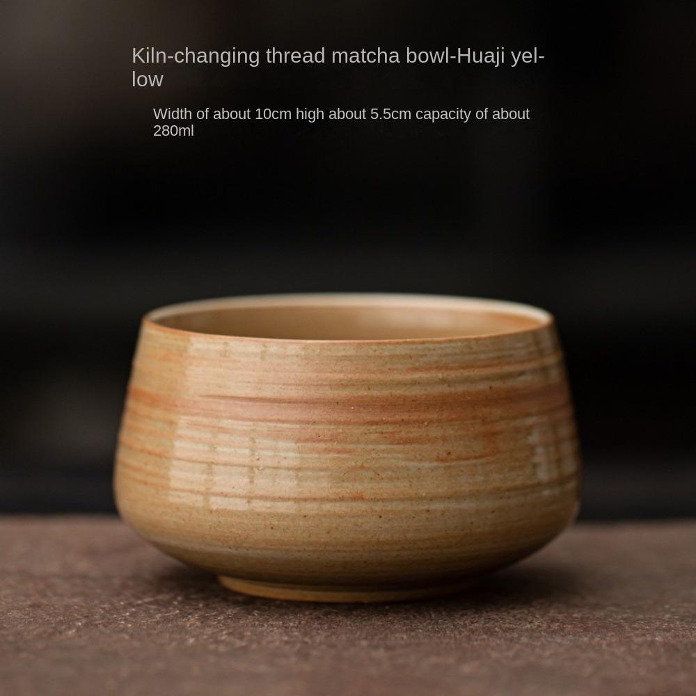 Large Capacity Matcha Bowl Smooth Tea Ceremony Tool Tea Brush Stand for Tea Set Accessories