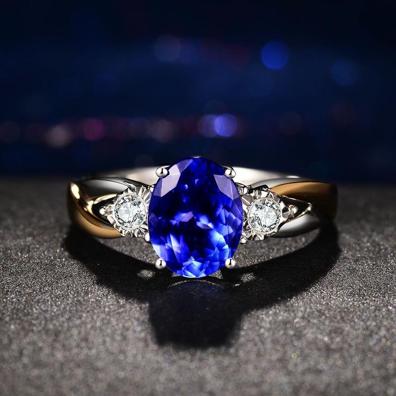 Sace Gems Anillo clásico de circón de aleación de cobre, joyería para mujer, regalo de fiesta de promesa de boda abierto