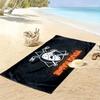 Custom Name,Anaheim Ducks Print Beach Towel, Large Soft Quick Dry Towel for Beach Camping Swimming
