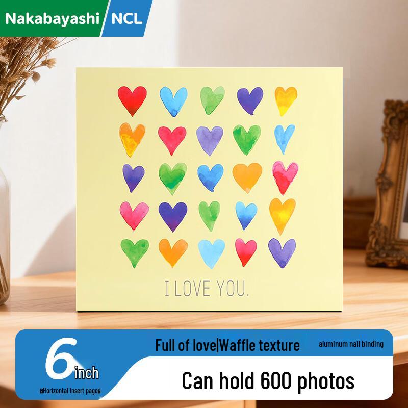 Nakabayashi NCL 6-Inch 600-Photo Insert Album
