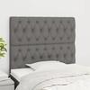 VidaXL Headboard Bedroom Furniture Bed Accessories Single Bed Heads Bed Frame Interiors Dark Grey 3116659