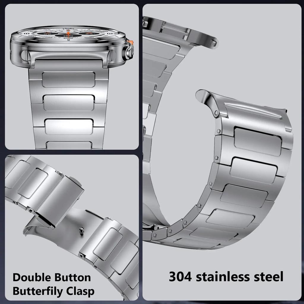 Ersatz-Armband aus Titanlegierung für Huami Amazfit T-Rex 3 Uhr