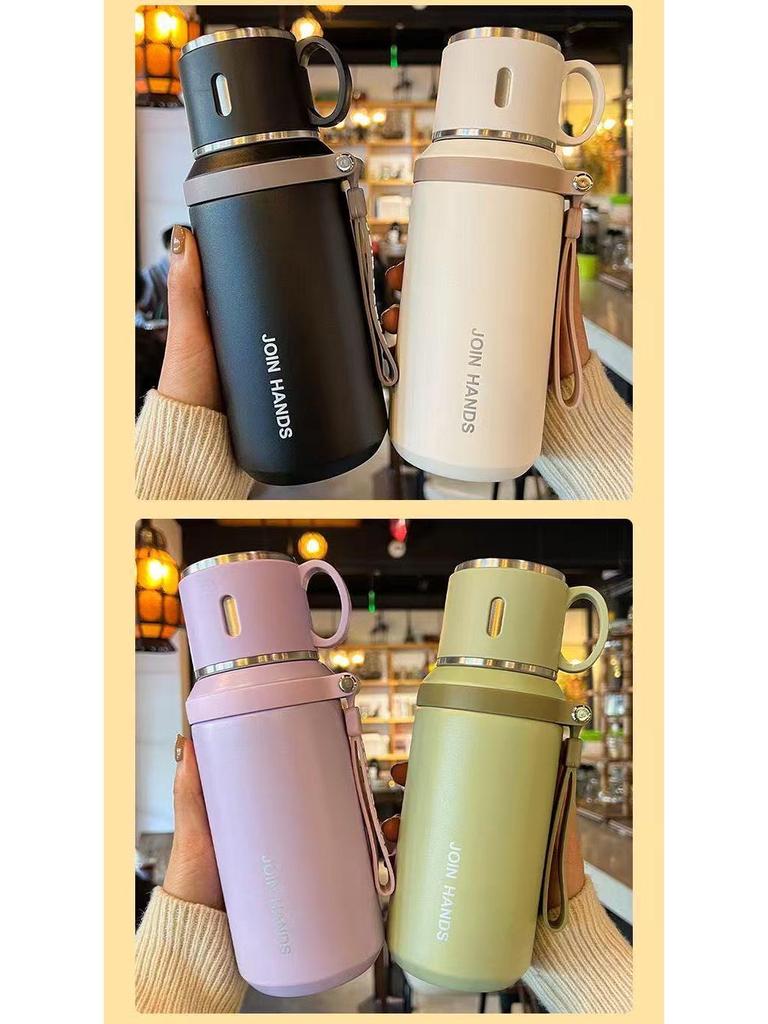 2026 Stylish Thermos Cup: Durable 316 Stainless Steel for Students, Ideal for Tea Brewing