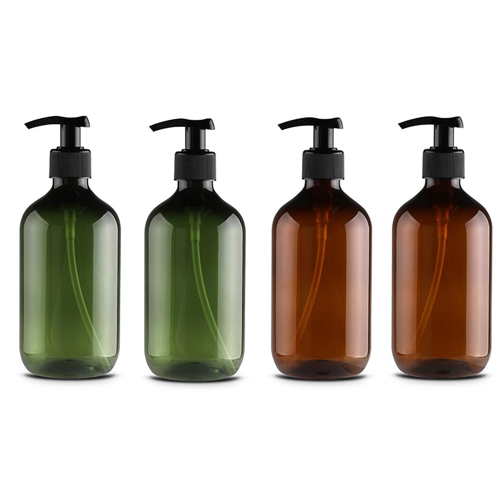4 szt. 500 ml butelki z dozownikiem mydła Butelki z pompką wielokrotnego napełniania do dozowania balsamów Szampony
