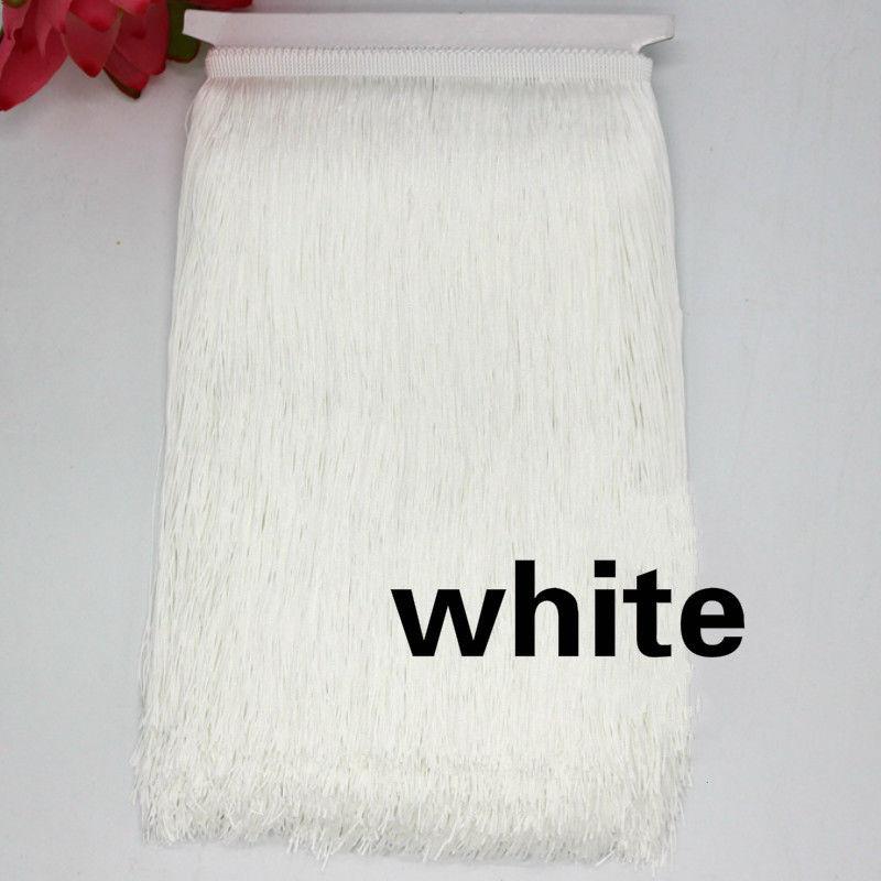 10 Yardů Dlouhá Krajková Třásně 30cm Polyesterová Krajková Ozdobná Stuha K Šití Latinské Šaty Kostým na Pódium Závěs DIY Doplňky