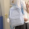 Star Printed Backpack Women's Large Capacity Campus Backpack Junior High School Student Schoolbag