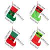 Festival Spotted Christmas Stockings Christmas Gathering Essential Stylish Hanging Stockings with Adjustable Belts