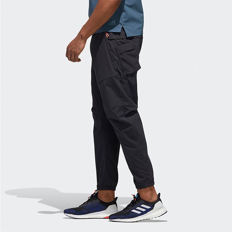 Adidas Essential Twill Knit Track Pants Men Bottoms Black GF4005