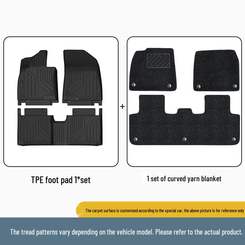 Toyota Yaris TPE Floor Mats: Full Coverage, Safe, Eco-Friendly