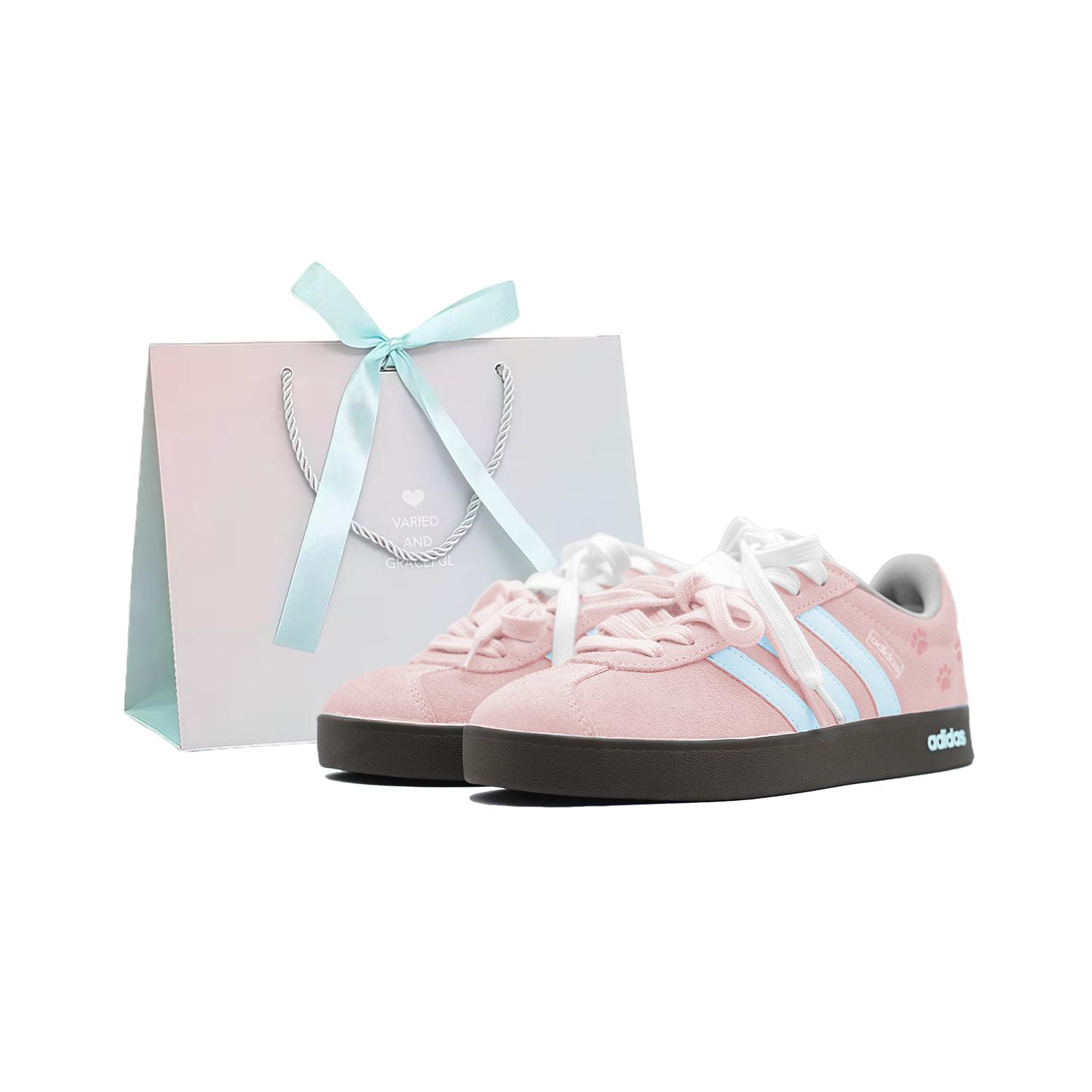 

Adidas VL COURT 2.0 Low top Skateboard Shoes Unisex Peach Pink HQ1802(Team140-s-box) 40⅔
