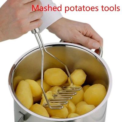 Utensili da cucina in acciaio inox, macchina per la pressione del fango per patate, schiacciapatate, utensili per frutta e verdura, accessori