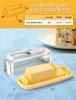 Butter box preservation box rectangular plastic container with knife cutting butter storage box storage and storage box