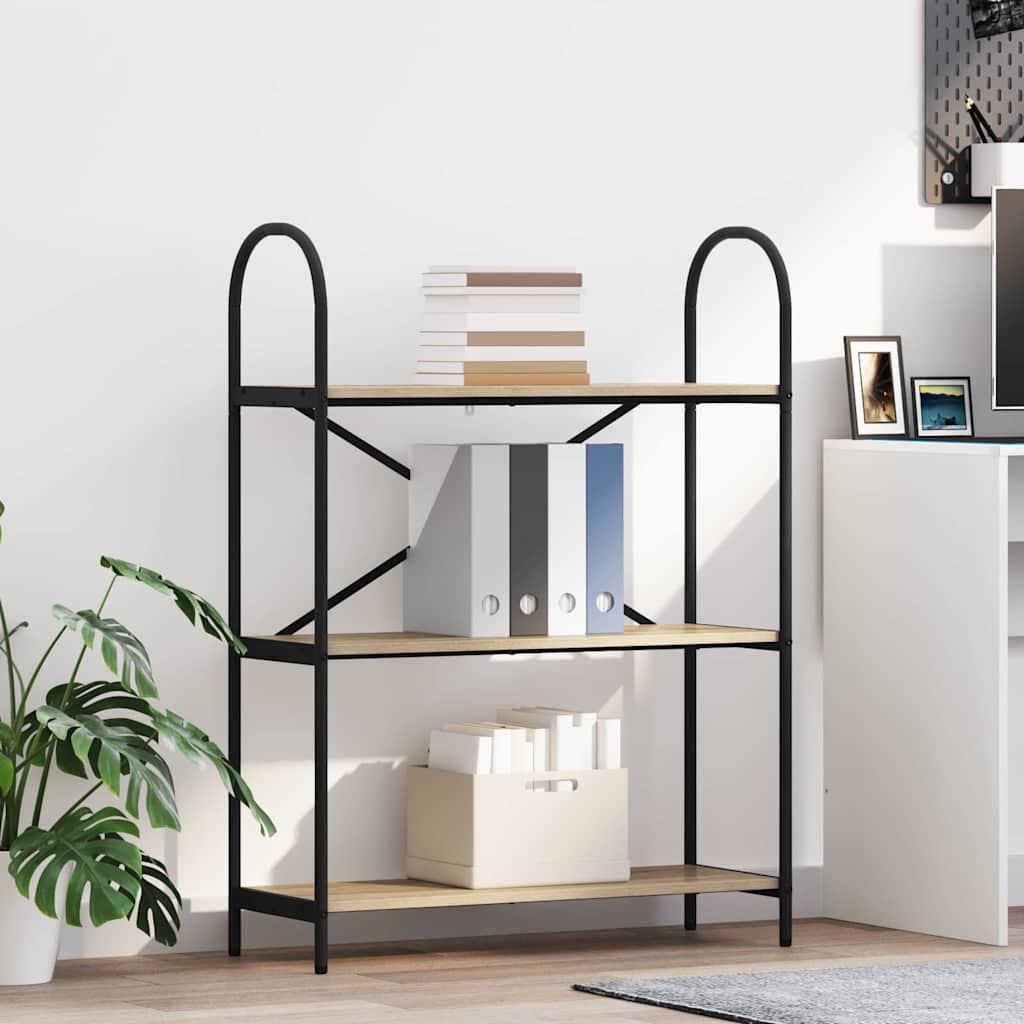 Bookshelf Sonoma Oak 80 x 30 x 109 cm Particleboard