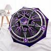 Celtic Mandala themed, Eight ribbed, Self folding Umbrella Is Suitable for Everyday Outdoor Use and Is An Ideal Gift for Friends and Family,