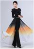 2026 Women's Sequin Ruffle Leotard - High-End Spring/Summer Figure Training & Etiquette Outfit