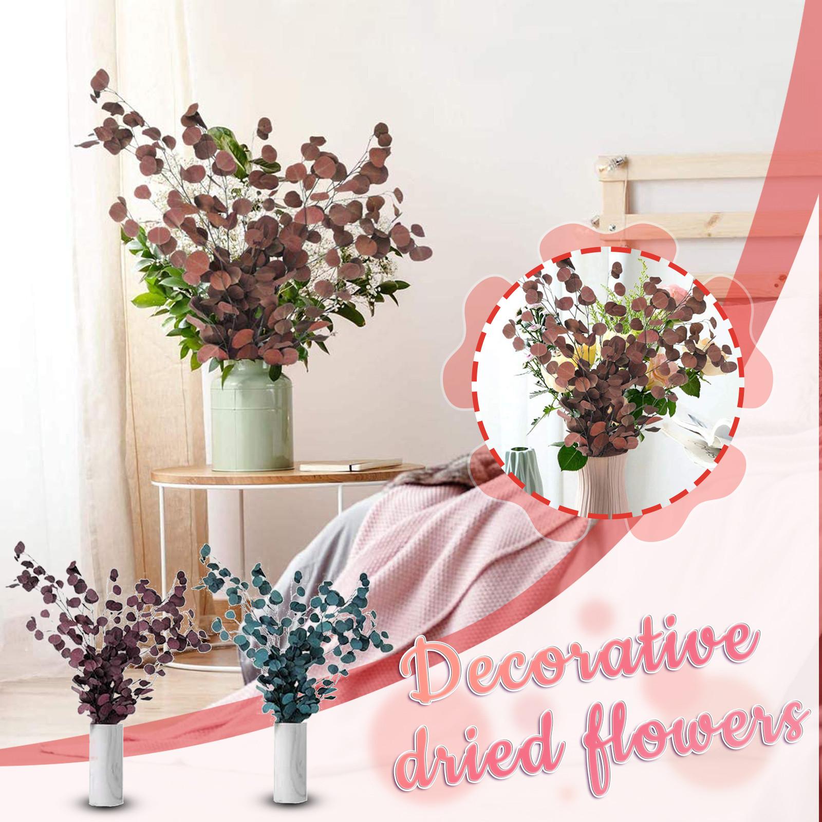 

Dried Flowers Bouquet Natural Plant Leaf Dried Flowers Deco For Party