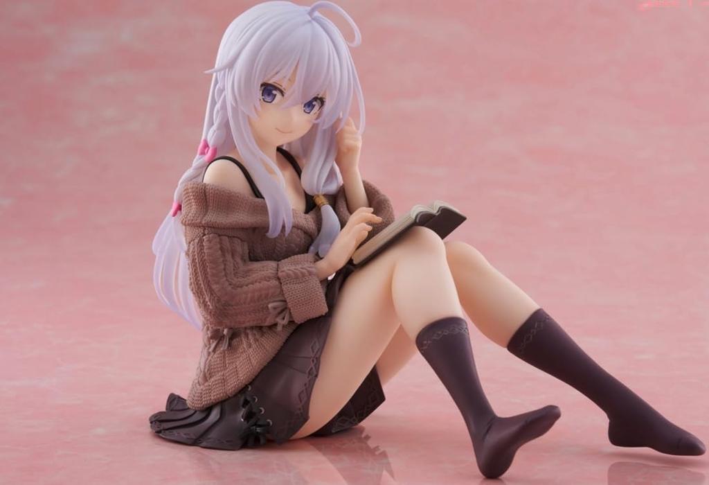 Elaina Figure Casual Clothes Ver. Desktop Cute Wandering Witch: The Journey of Elaina Official Approx. 13cm
