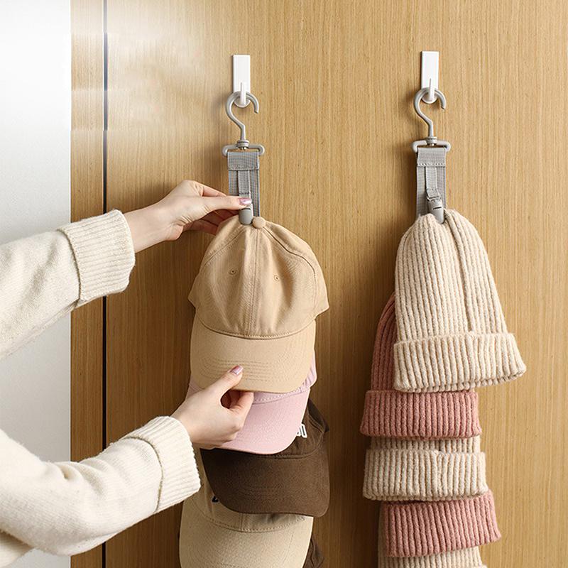 Cap Clip Hat Storage Clip Hat Storage Display Rack Baseball Cap Hanger Suitable For Closet Doors And Bedrooms