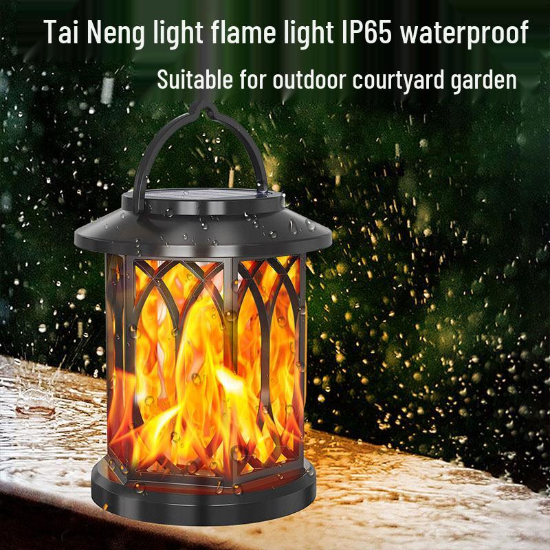 

Outdoor Solar Flame Lantern: Waterproof Clip-On Garden, Street & Courtyard Light Filament Light with Clip