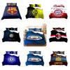 High-quality Bed Linens 3-piece Set Digital Printed Design Mixed Fiber Material Queen Size