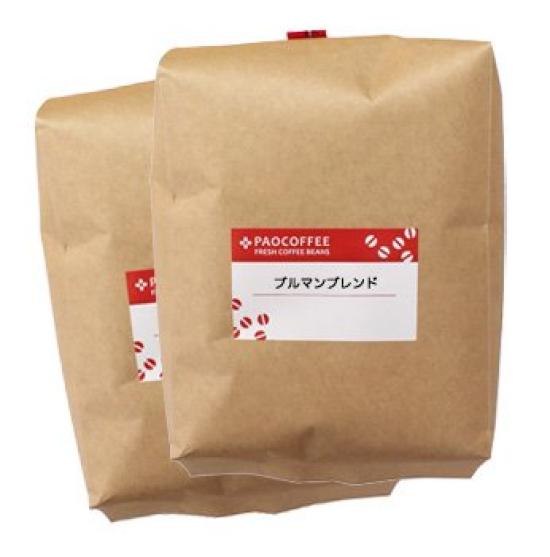 

кофе Commercial Bulman Blend 1 кг x [Домашней обжарки зерна] (500г 2) (как бобы)