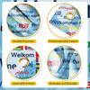 International Welcome Banner Decorations 52 World Country Flags Around the World Multicultural Decor - Large Welcome Backdrop Banner with 32