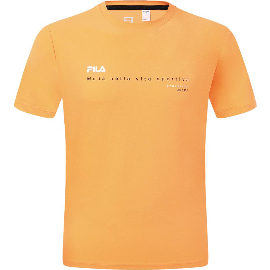 

New FILA T Shirt Men s Light Orange A11M321109F-OR L