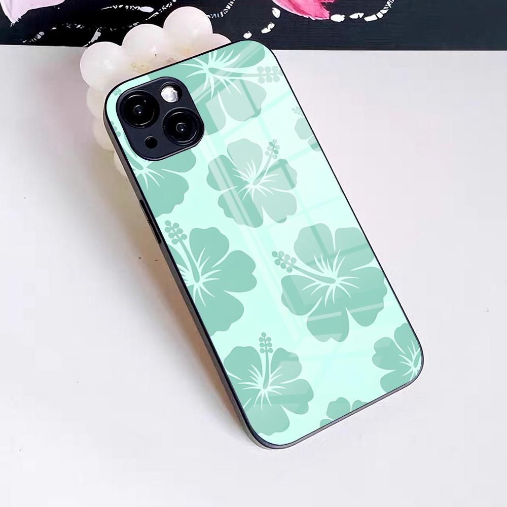 

Кокосовый Преппи Гавайский Гавайи Чехол для Телефона Для IPhone 17 Pro Max 16 15 14 Pro Max 13 11 X Xs Xr 8 7Plus Стеклянная Крышка iPhone 12
