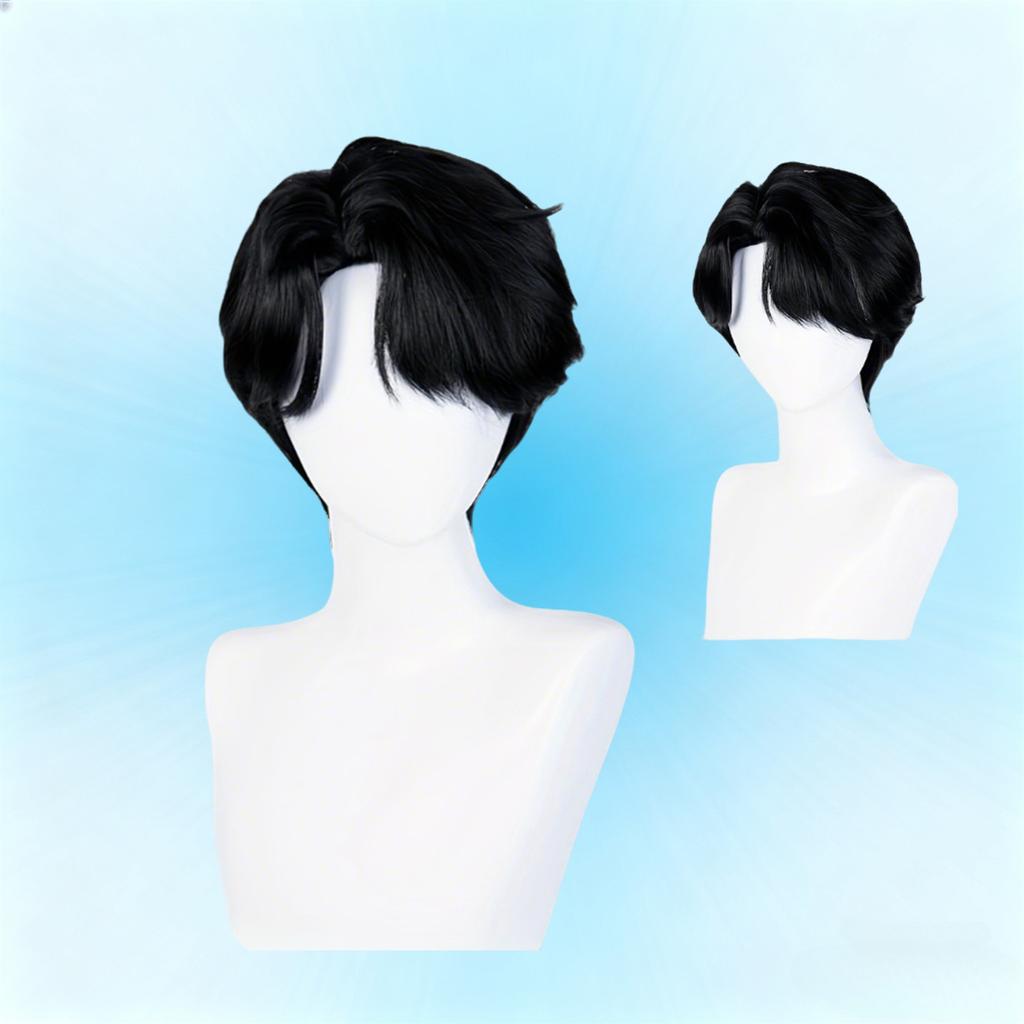 Damen- & Unisex Anime Cosplay Perücke - Langer lockerer geflochtener Zopf mit vorgeformtem Kunsthaar für K-Pop Kostüme, Manga Conventions