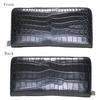 [Berkut] black crocodile long wallet men's ladies genuine crocodile long wallet matte finish genuine leather Genuine leather leather crocodile