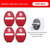 For Skoda 4PCS Car Door Lock Cover Stainless Steel Protection Accessories Rapid Octavia Derivative Enyaq-iV VisionS Yeti Scala