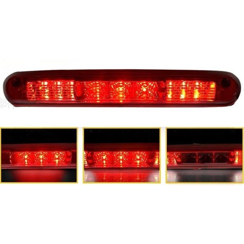 

Третий стоп-сигнал Совместимый с Chevrolet Silverado 2007-2013 GMC Автоаксессуары Автозапчасти Красный рассеиватель Светодиодный дизайн Задний фонарь темно-красного