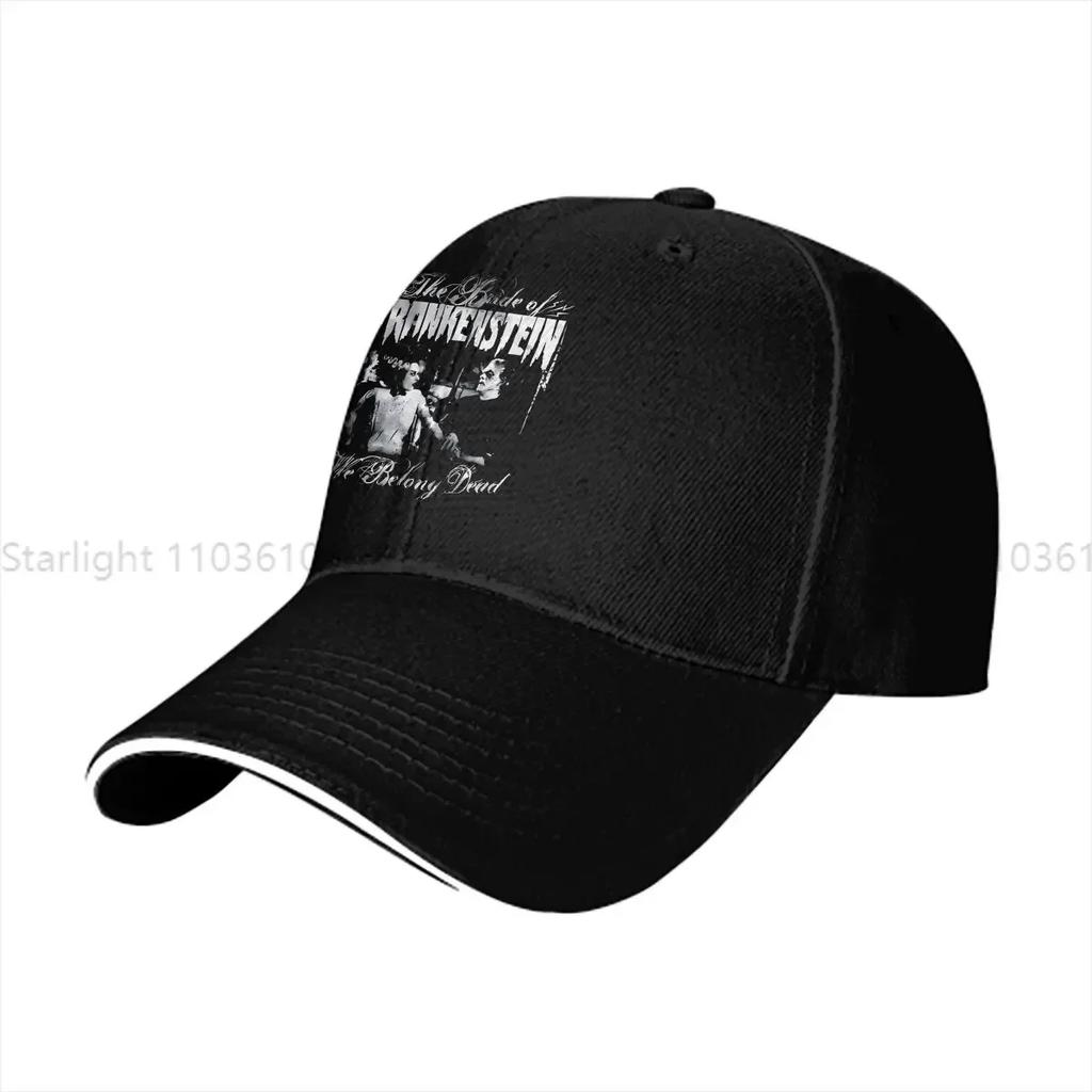 Pure Color Dad Hats Bride Retro Mens Hat Sun Visor Baseball Caps Frankenstein Peaked Cap