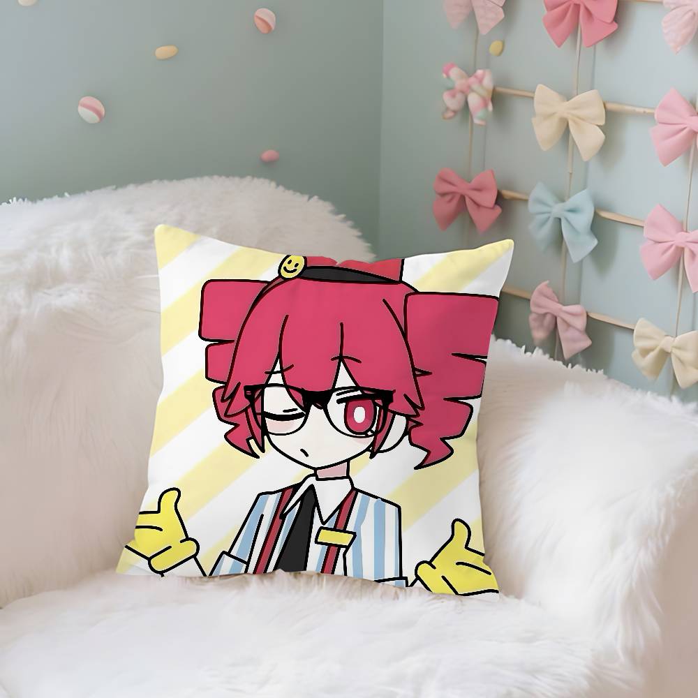 Virtual Singer A-Akita N-Neru Case Plush Fabric Soft Pillowcase Double Sided Print Cushion Cover Household Gifts