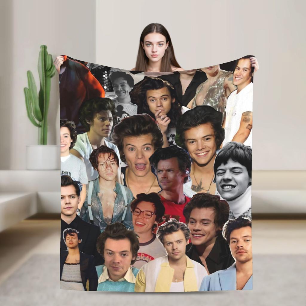 Harryed Stylesed Küssen Sie Immer Disco Gelegentlich Decke Mehrere Größen Gemütliche & Leichte Decken für Sofa Couch und Bett