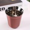 Espresso Mugs 304 Stainless Steel 80ML160ML Coffee Cups Insulated Double Wall Dishwasher Safe Small Capacity Insulation