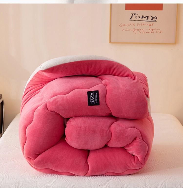 Thickened Lambswool Milk Velvet Bedding Set - Autumn/Winter Collection