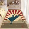 Rodeo Cowboy Bull Riding Carpet Suitable As a Non-slip Mat for the Living Room or Bedroom Sofa