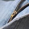 Frauen Vintage Sommer Denim Shorts mit Gürtel Reißverschluss Taschen Weibliche Retro Shorts