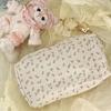 Large Capacity Makeup Bag Flower Printed Cosmetics Bag Pen Container Pen Case Sundry Storage Bags for Travel Toiletries