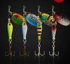 9g 7cm Esca da Pesca Spinnerbait Cucchiaino da Pesca in Metallo con Paletta Rotante e Amo Triplo per Attrezzatura da Pesca in Acqua Dolce