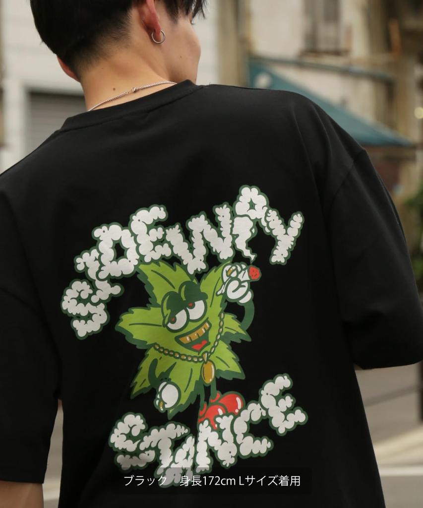 IMPROMES Casual SIDEWAYSTANCE Leaf Short Sleeve T-Shirt, Men's, Red