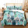 Cactus Duvet Cover Set Desert Plants Pattern Comforter Cover Double Single Size For Kids Teens Adults Bedding Set Quilt Cover