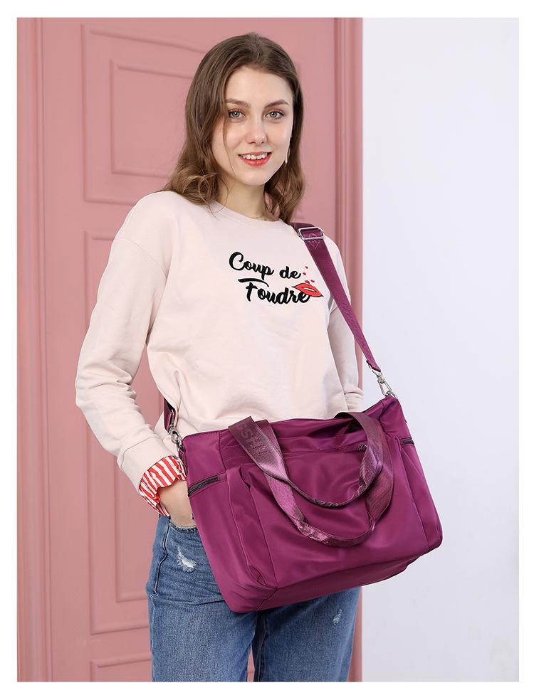 Nylon Trendy Fashion Handbag: Large, Casual Versatile Crossbody & Travel Shoulder Bag for Ladies