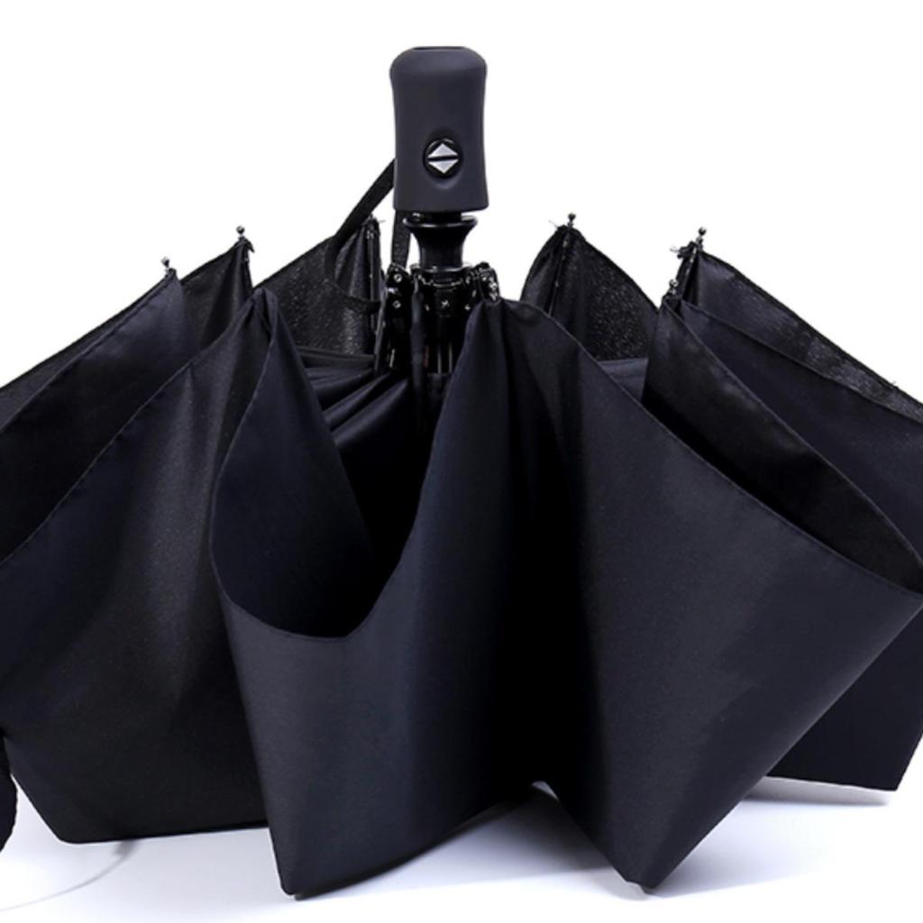 Automatic Three-Fold Sunshade Umbrella: UV-Protection & Rainproof for Men and Women
