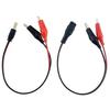Alligator Clip To 1 Male or Female DC Power Plug Connector Adapter Plug 25CM Test Lead DC 5.5*2.1mm Crocodile Clips Connect Line