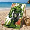The hero Mighty Transformation Beach Towel Microfiber Beach Towel, Lightweight and Quick-Dry, for Summer Travel, Swimming Pool Fan Birthday Gift