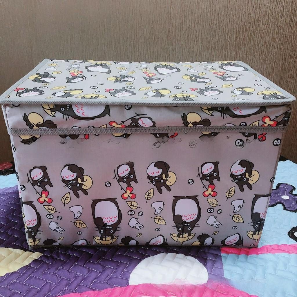 Cartoon Fabric Storage Organizer With Hello Kitty Kuromi Print Design For Living Room And Dorm Use