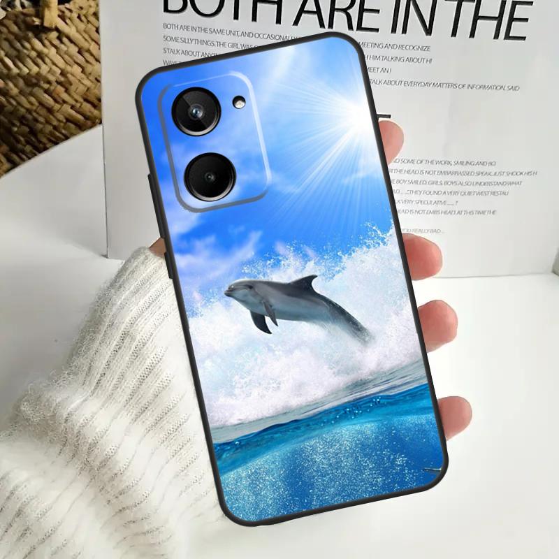 

Животное Дельфин Для Realme 15 Pro 10 11 12 13 14 Pro Plus C67 C65 C63 C61 C55 C53 C51 C35 C71 C75 GT7 Чехол Realme C35